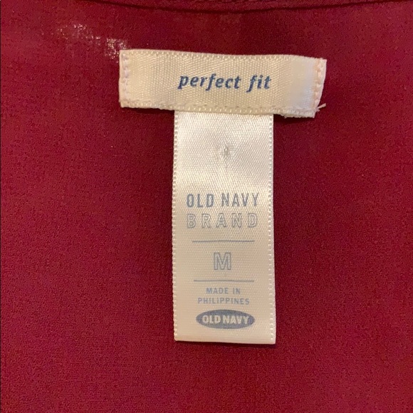 Old Navy maroon tank Sz M - Picture 2 of 4
